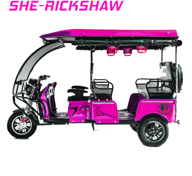 she rickshaw, electric rickshaw for women