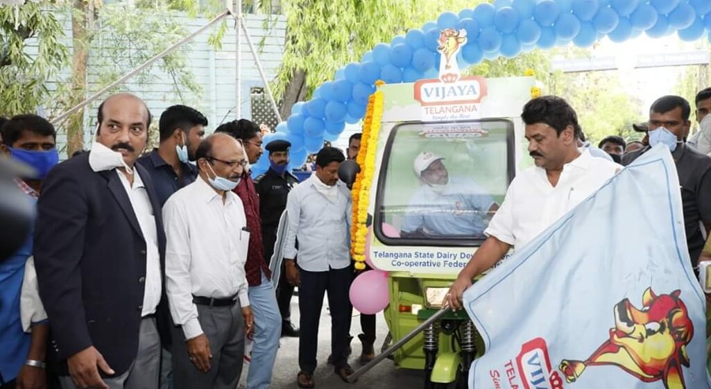 Vijaya Dairy Electric vehicle Launch