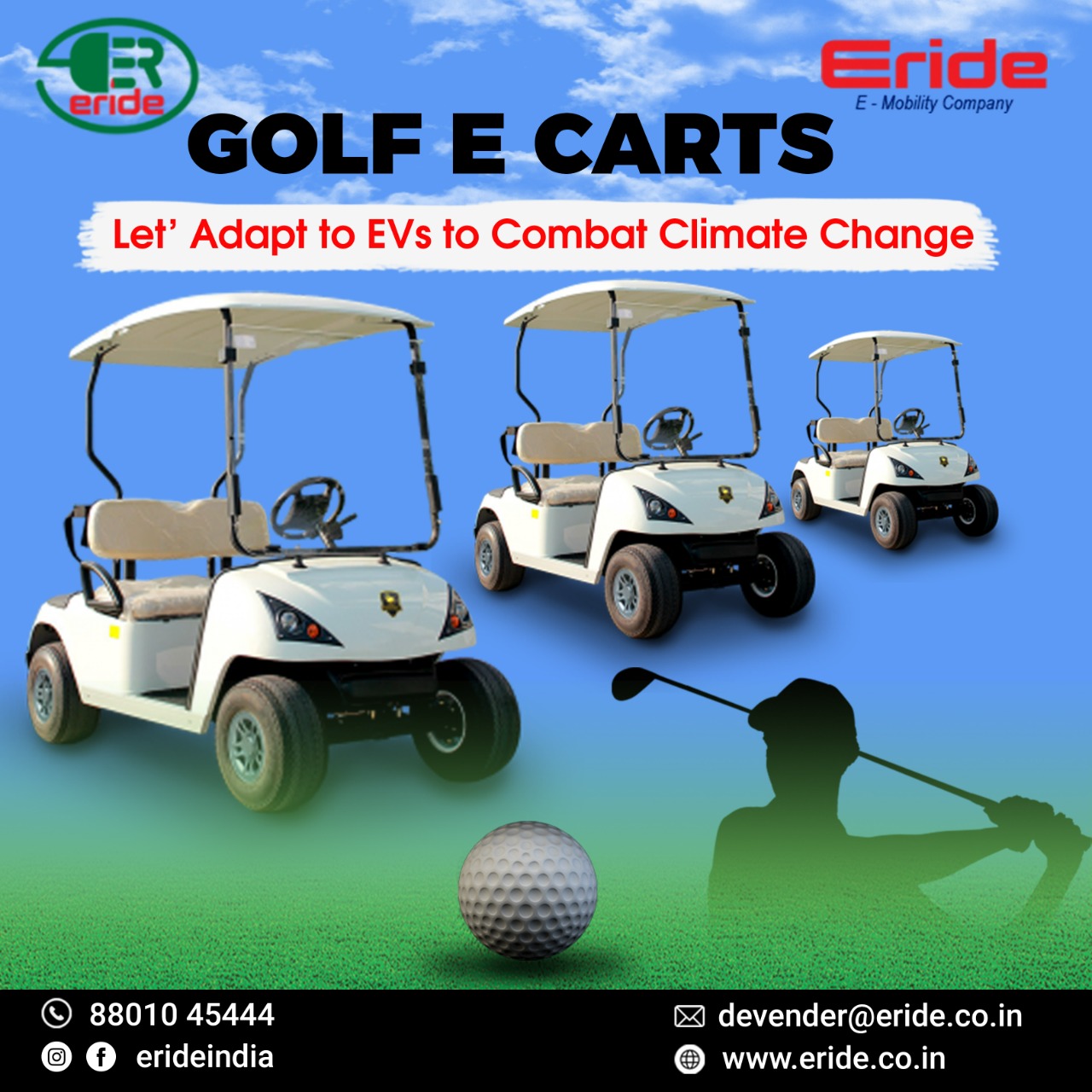 Electric golf carts